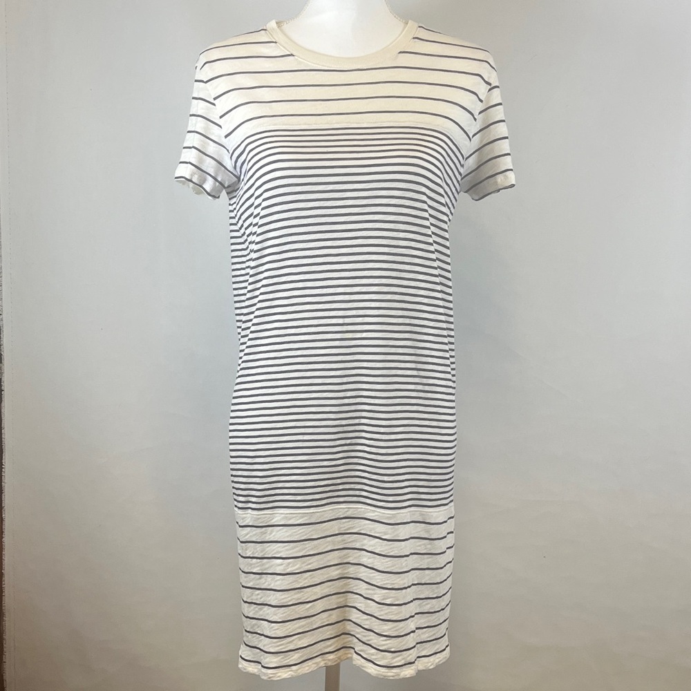 ATM Anthony Thomas Melillo Women’s Striped T-Shirt Dress Size M Short Sleeve